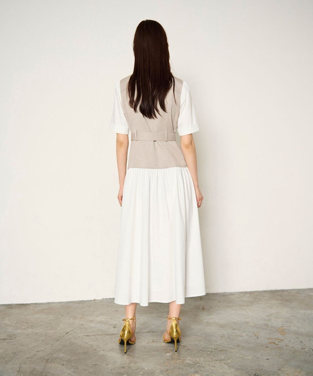 GRACE CONTINENTAL レイヤードコンビワンピース 