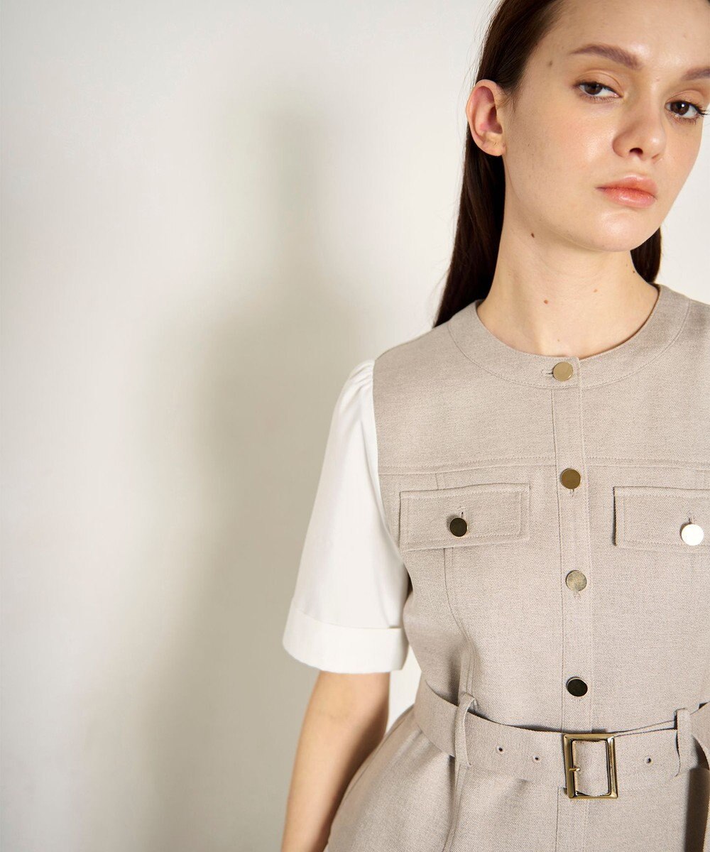 GRACE CONTINENTAL レイヤードコンビワンピース 