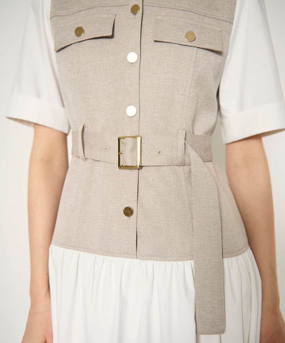 GRACE CONTINENTAL レイヤードコンビワンピース 