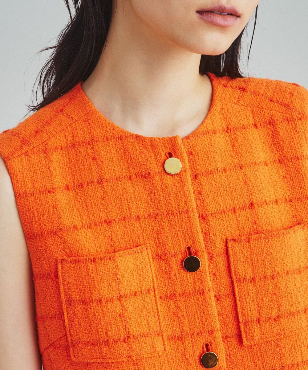 GRACE CONTINENTAL ツイードミニワンピース