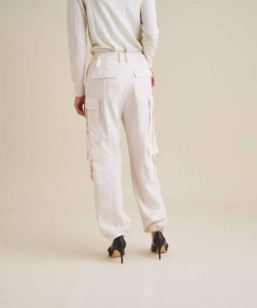 ボンテージパンツ ＜6(ROKU)＞SATIN BELT PANTS/パンツ