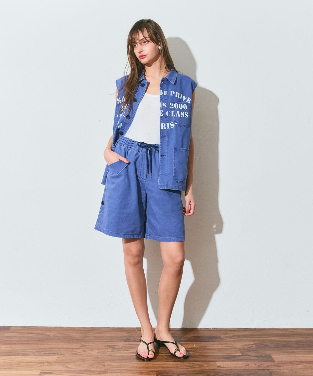 GRACE CONTINENTAL ヘリンボーンツイルジレ 