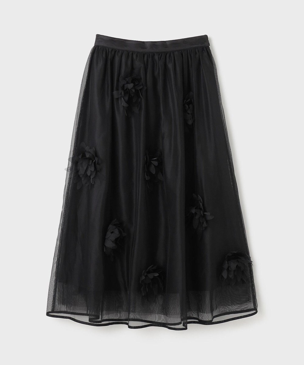 GRACE CONTINENTAL メッシュフラワースカート
