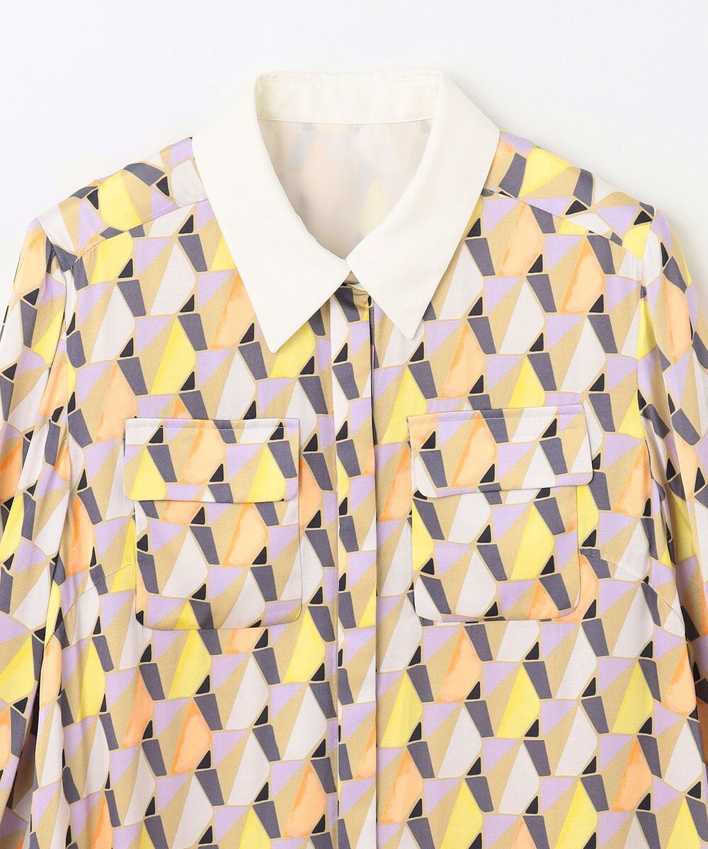 GRACE CONTINENTAL キカプリントミニワンピース 