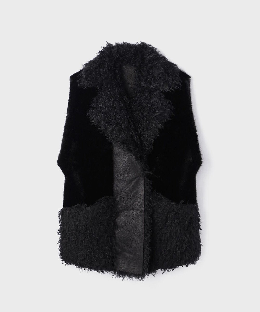 GRACE CONTINENTAL 【LOU ANDREA】フェイクポケットジレ 