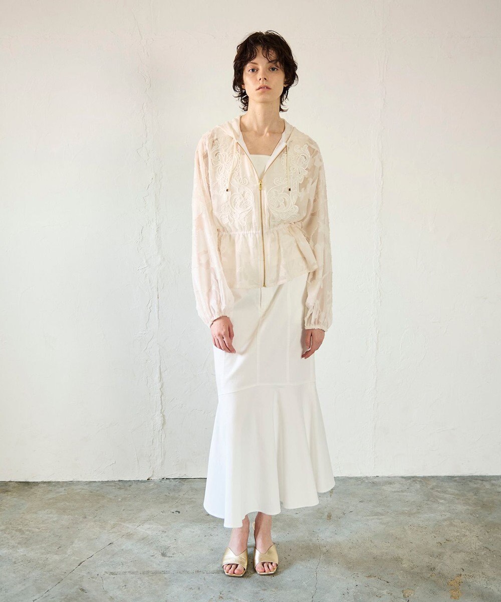 GRACE CONTINENTAL ジャガード刺繍ブルゾン