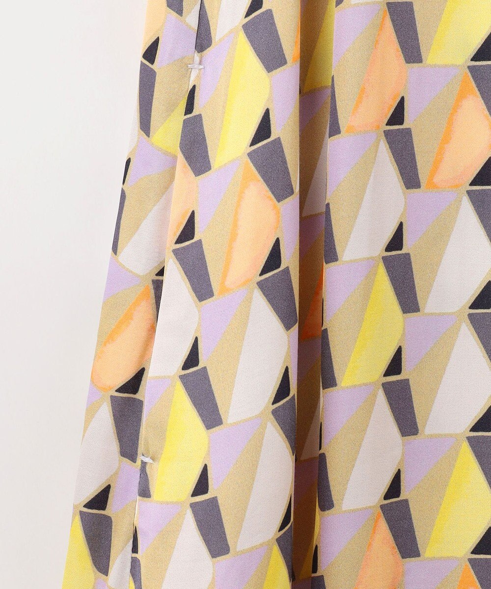 GRACE CONTINENTAL キカプリントミニワンピース 