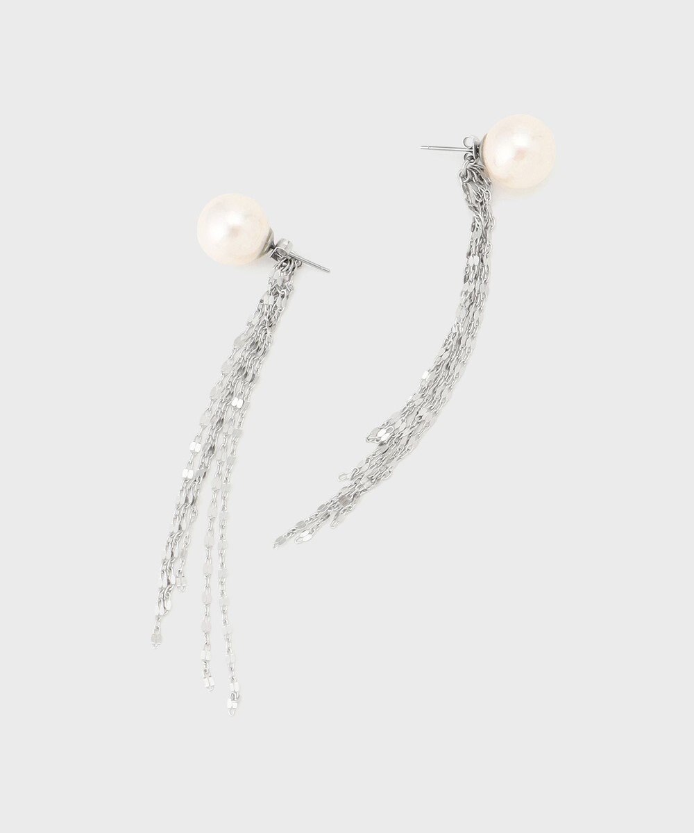 GRACE CONTINENTAL パールタッセルピアス 