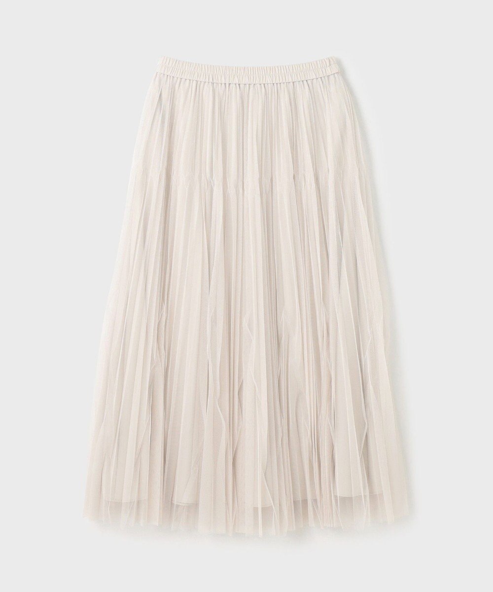 GRACE CONTINENTAL チュールマチプリーツスカート 
