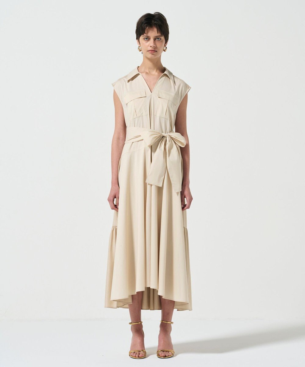 GRACE CONTINENTAL ティアードコンビシャツワンピース