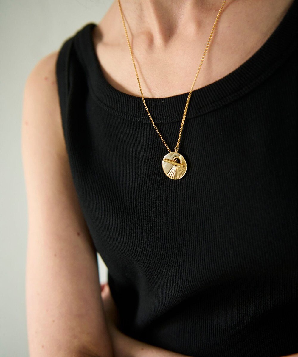 GRACE CONTINENTAL ラインコインネックレス 