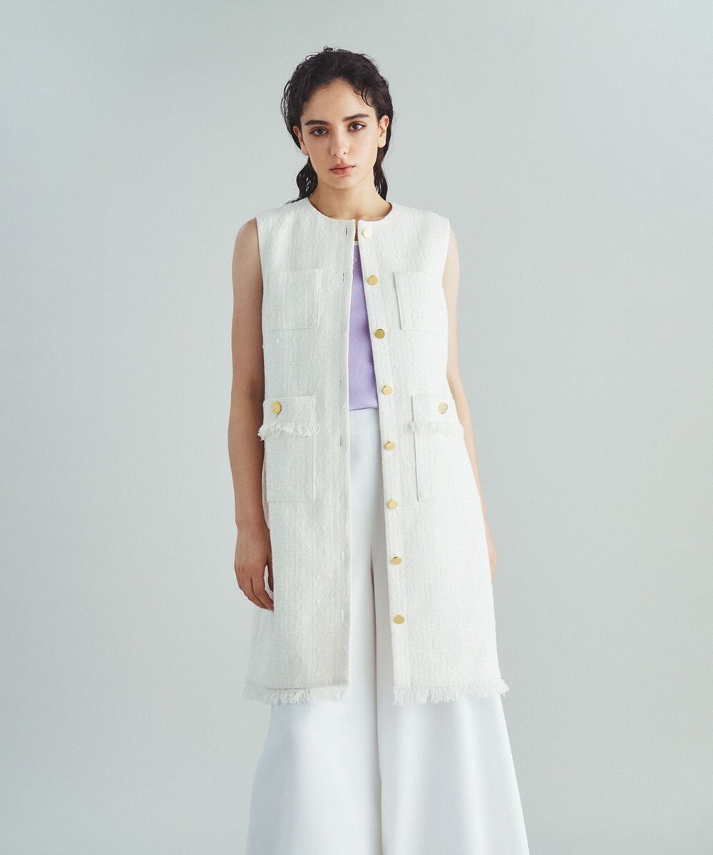 GRACE CONTINENTAL ツイードミニワンピース