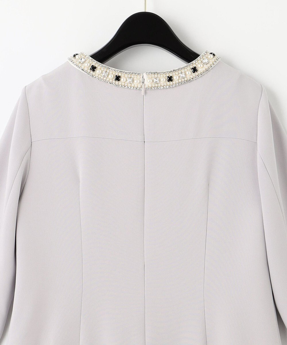 GRACE CONTINENTAL バイカラービジューワンピース 