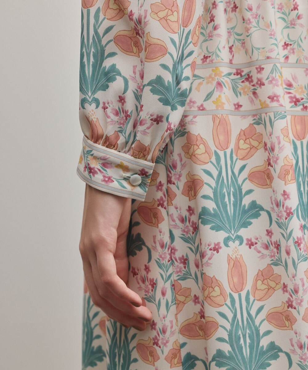 GRACE CONTINENTAL フラワーパターンプリントワンピース 