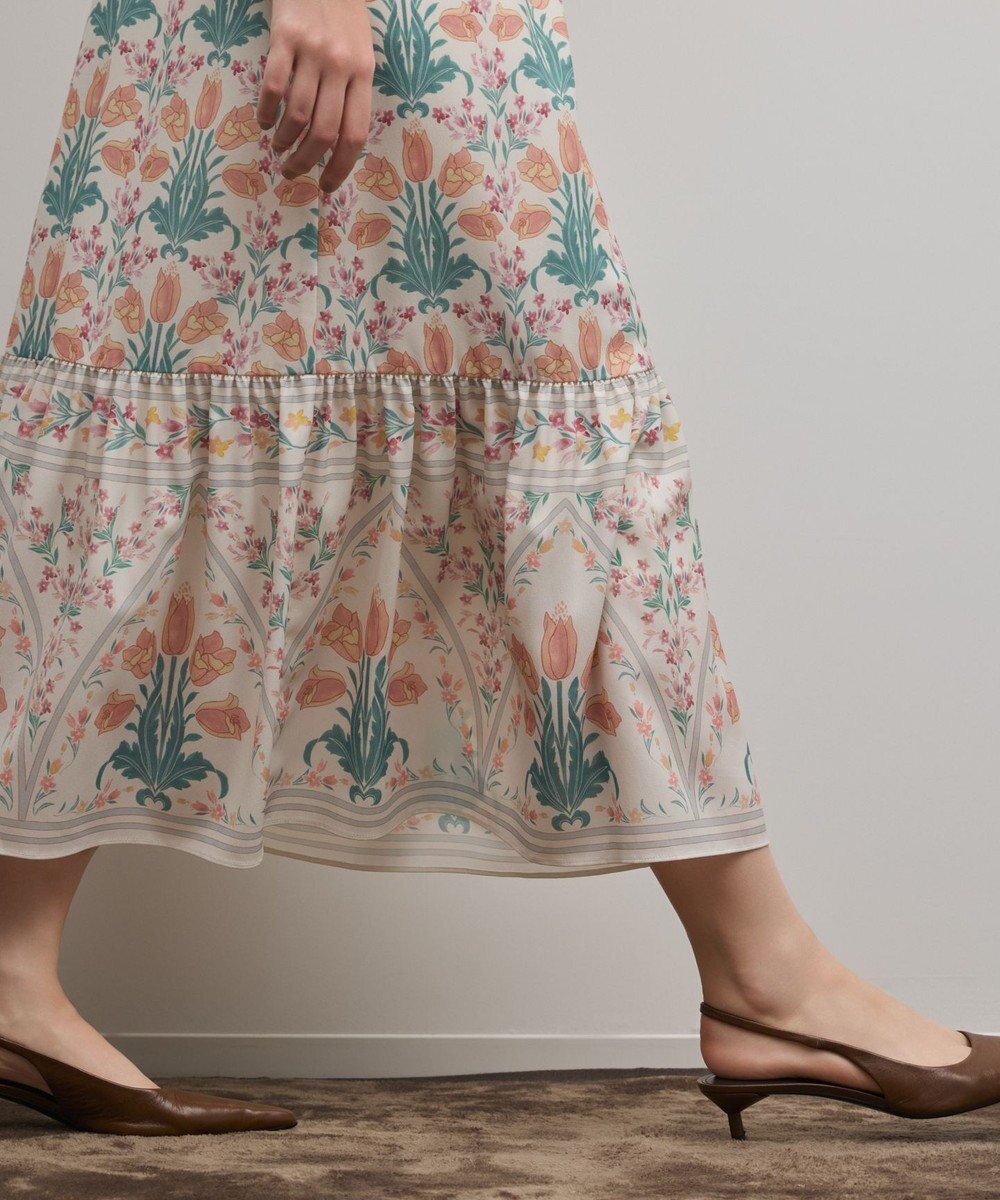 GRACE CONTINENTAL フラワーパターンプリントワンピース 