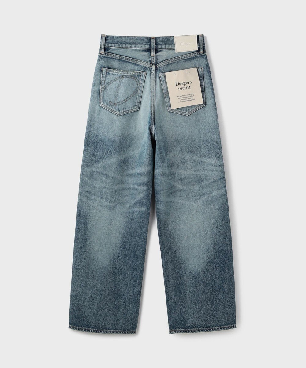 GRACE CONTINENTAL ワイドストレートデニムパンツ 