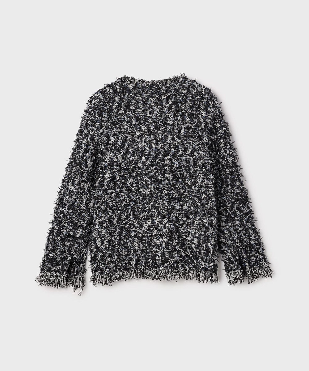 GRACE CONTINENTAL ツイーディーニットジャケット 