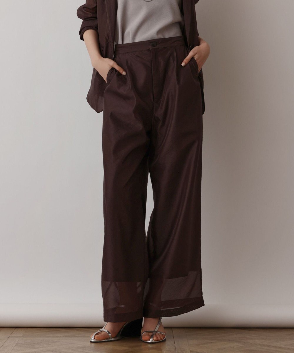 GRACE CONTINENTAL ブライトシアーパンツ 