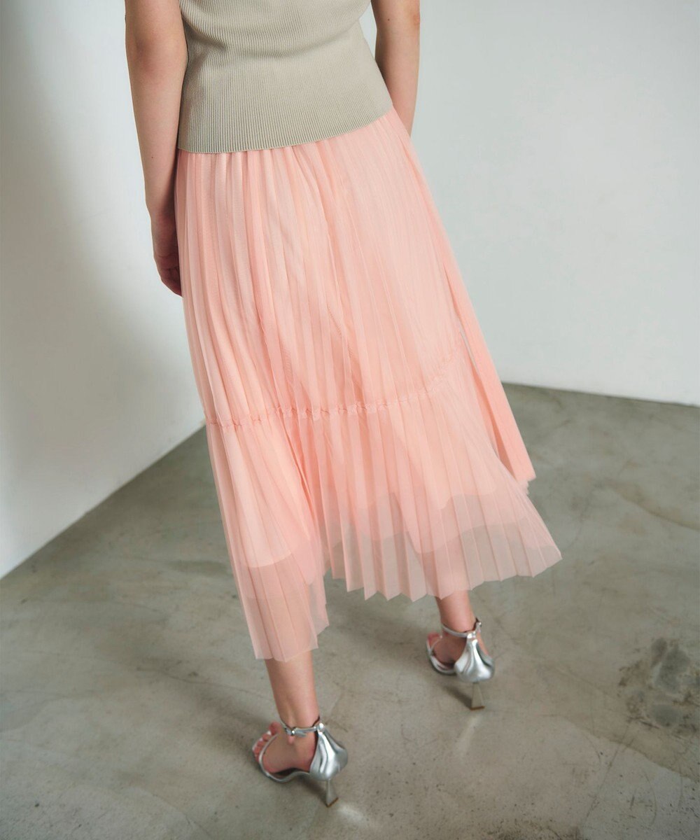 GRACE CONTINENTAL ティアードラップチュールスカート