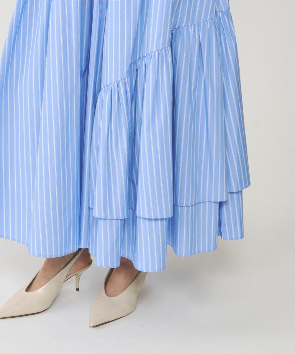 GRACE CONTINENTAL イレギュラーギャザースカート 