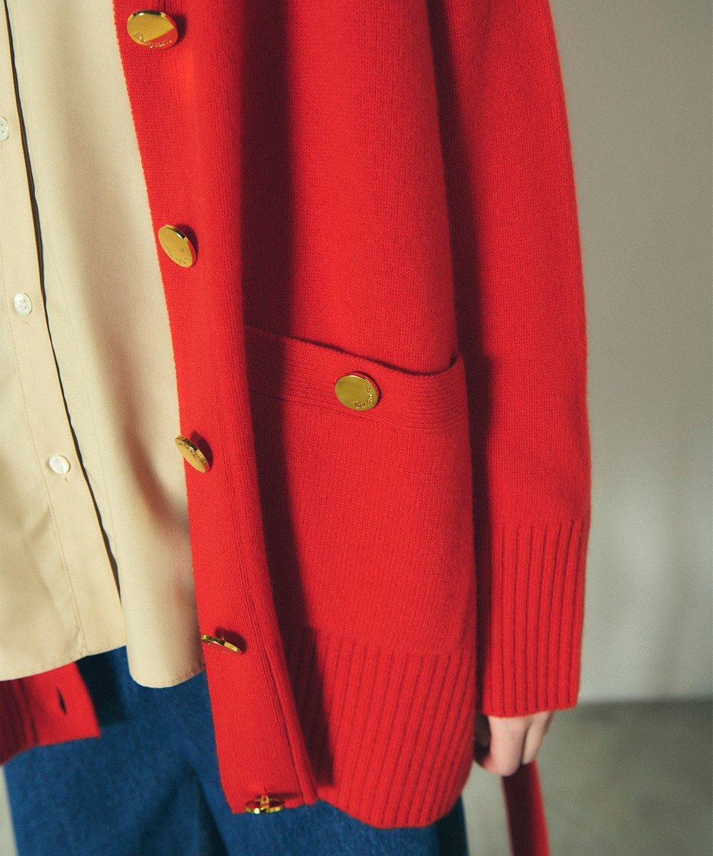 GRACE CONTINENTAL メリノウールニットカーディガン 