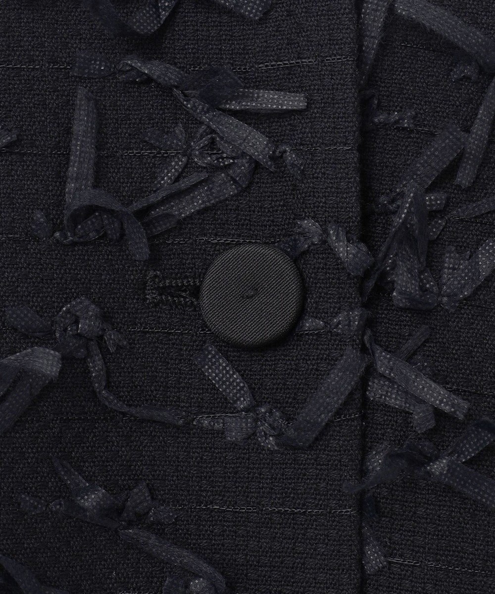 GRACE CONTINENTAL リボンヤーンジレドレス 