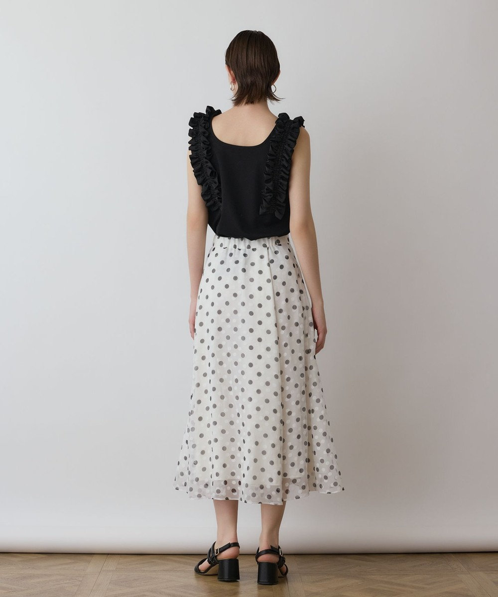 GRACE CONTINENTAL ドットオパールスカート