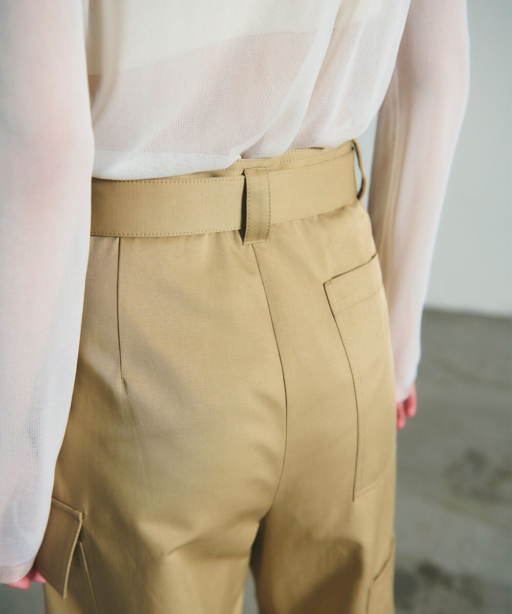 GRACE CONTINENTAL アシンメトリーワークパンツ 