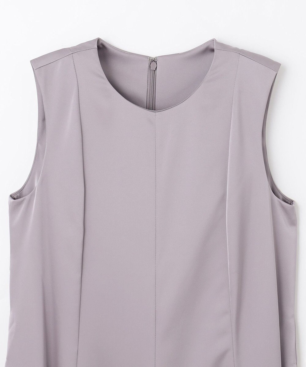 GRACE CONTINENTAL サテンフレアドレスパンツ