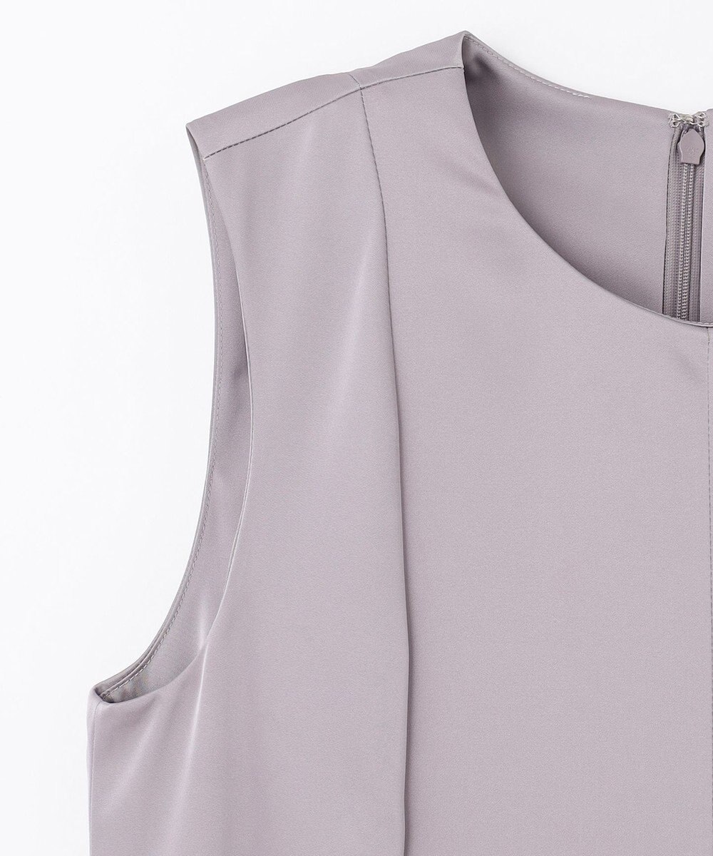 GRACE CONTINENTAL サテンフレアドレスパンツ 