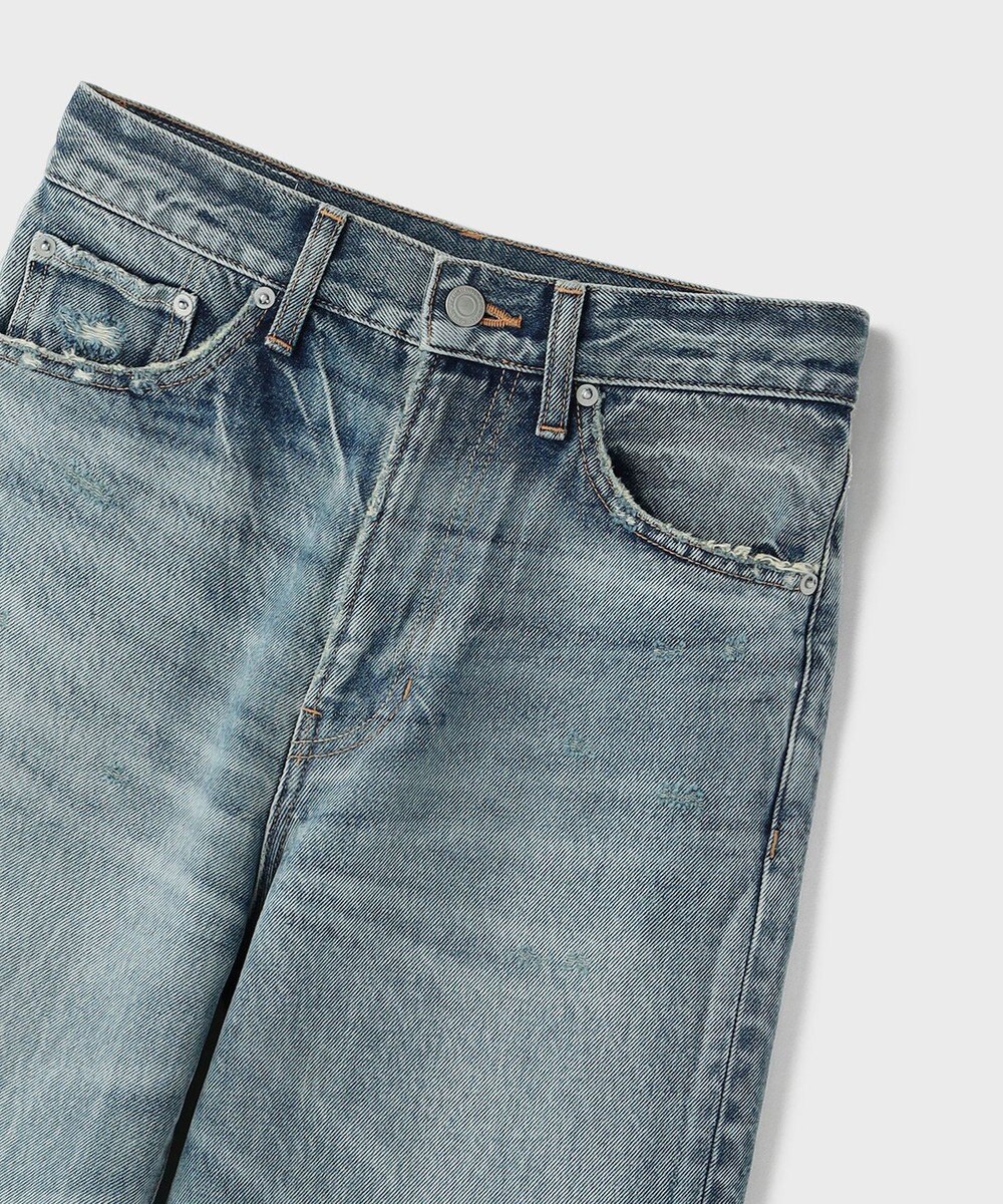 GRACE CONTINENTAL ワイドストレートデニムパンツ 