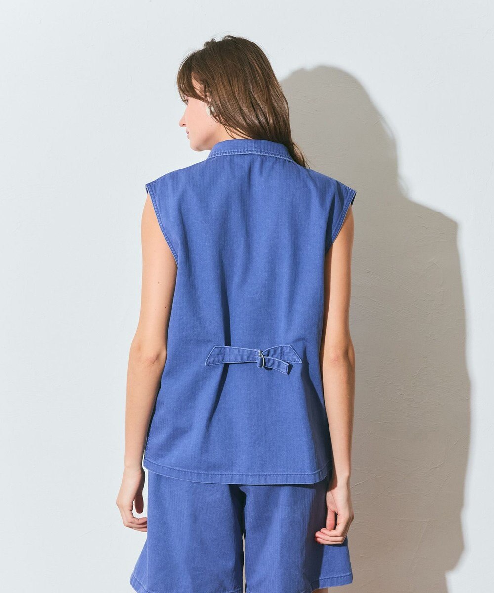 GRACE CONTINENTAL ヘリンボーンツイルジレ 