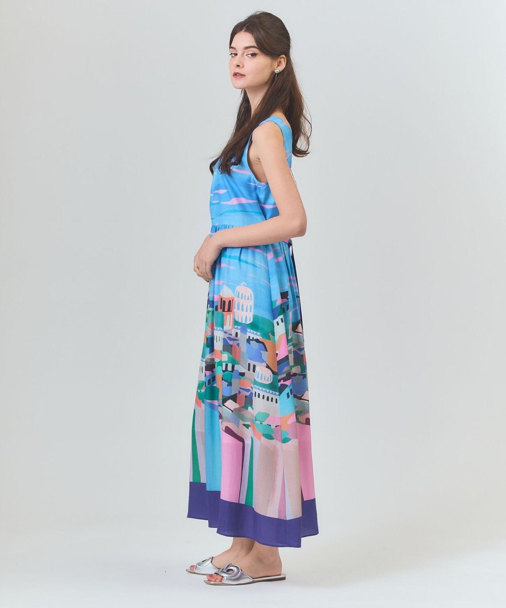 GRACE CONTINENTAL リゾートプリントマキシ 