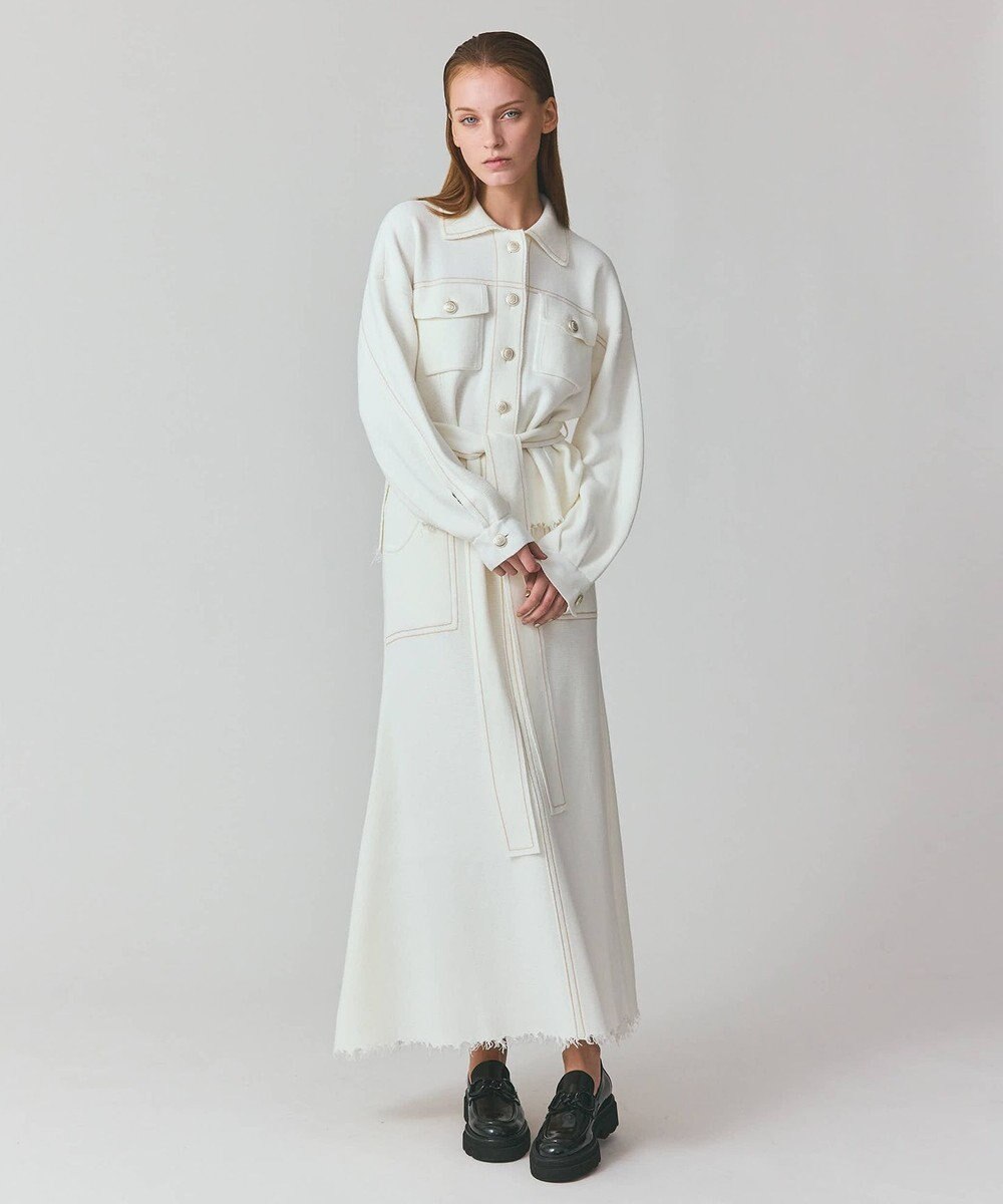 GRACE CONTINENTAL ミラノリブロングスカート