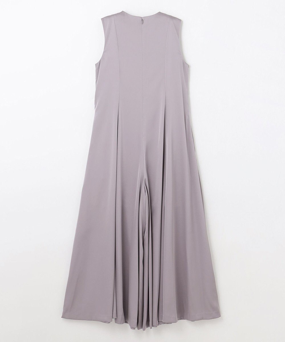 GRACE CONTINENTAL サテンフレアドレスパンツ