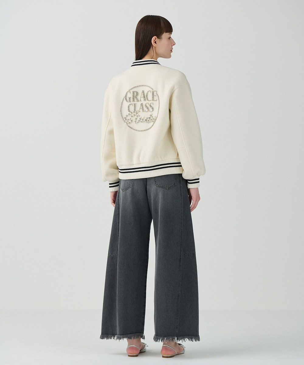 GRACE CONTINENTAL ビジューembアワードジャケット