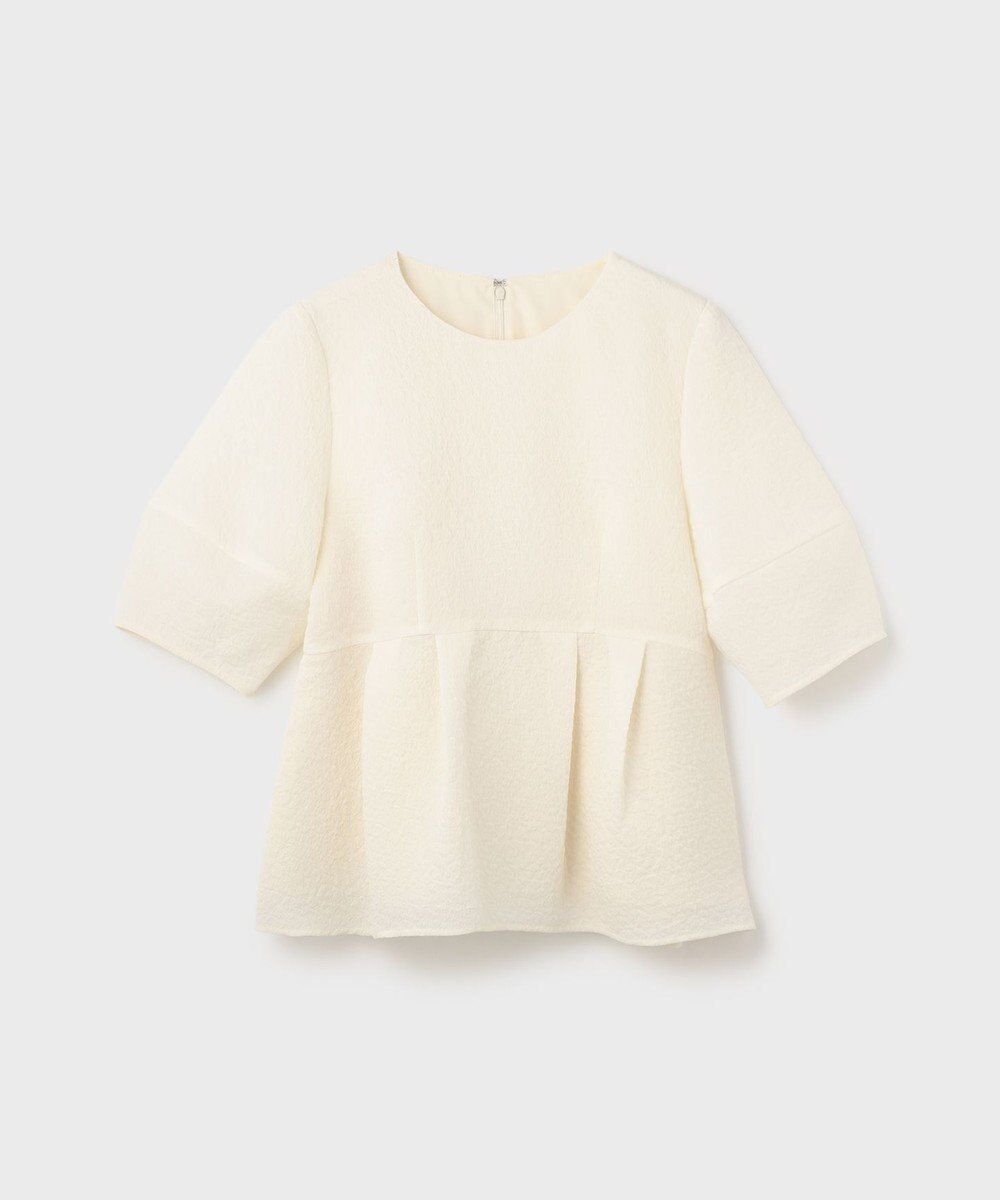 GRACE CONTINENTAL オーガンジージャガードトップ 