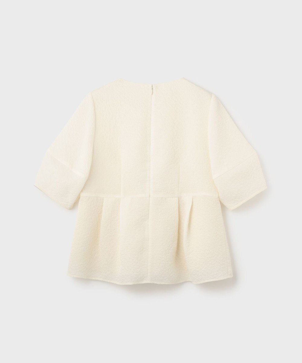 GRACE CONTINENTAL オーガンジージャガードトップ 