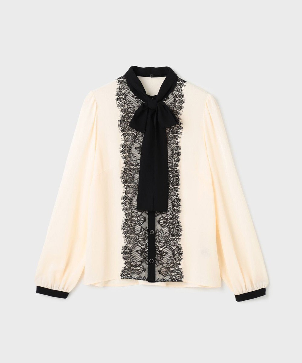 GRACE CONTINENTAL レース付ブラウス 