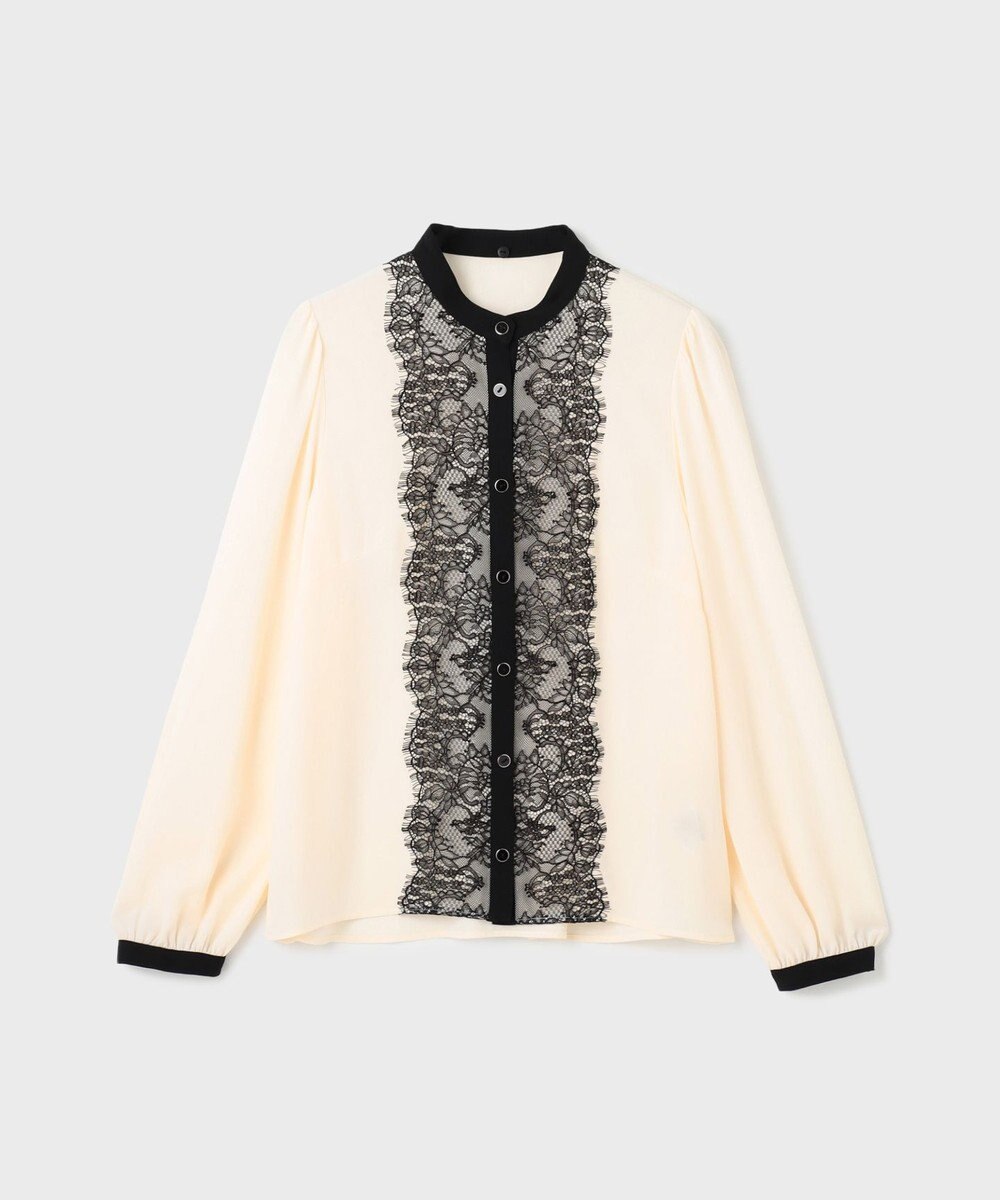 GRACE CONTINENTAL レース付ブラウス 