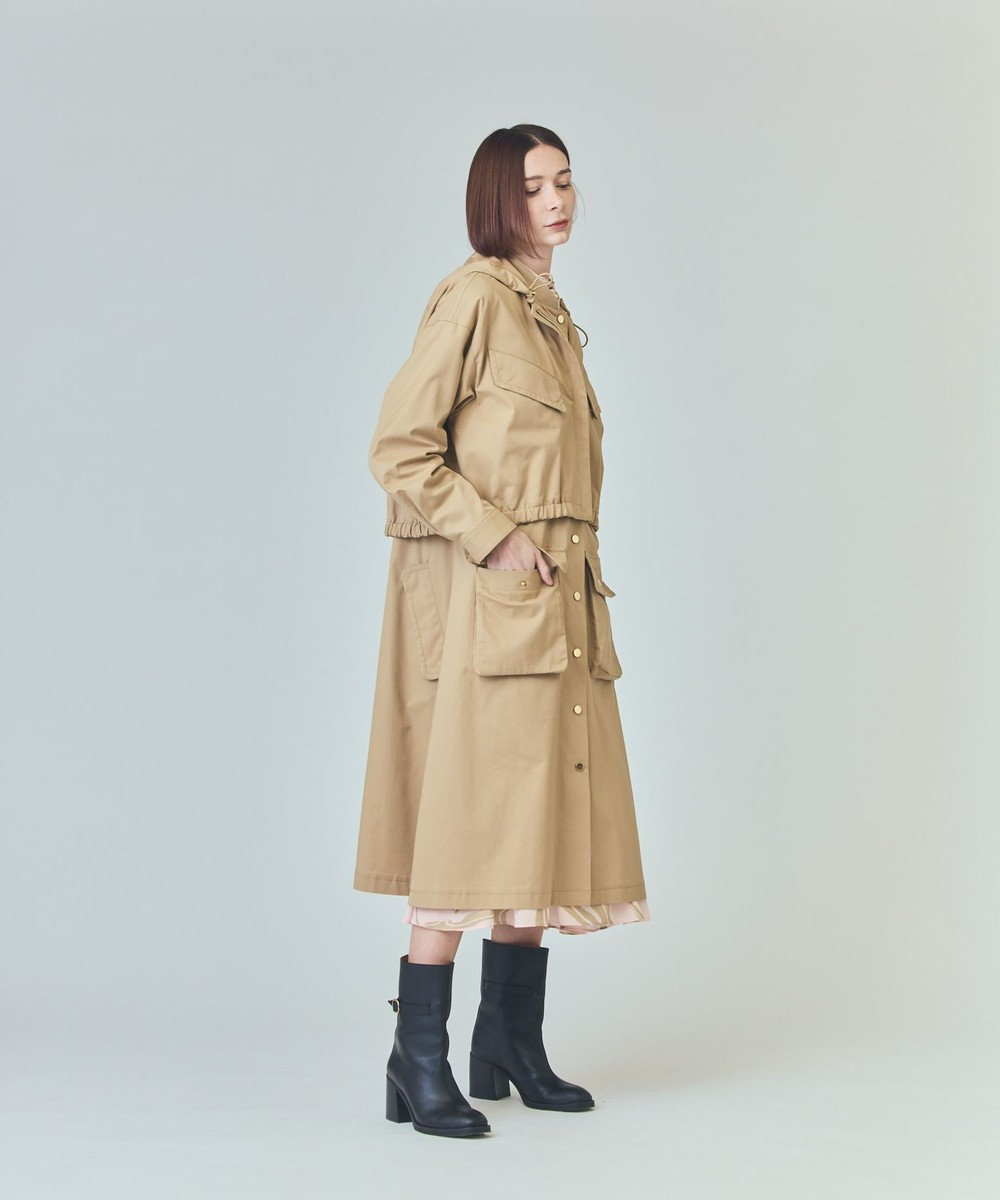 GRACE CONTINENTAL ミリタリー3WAYコート