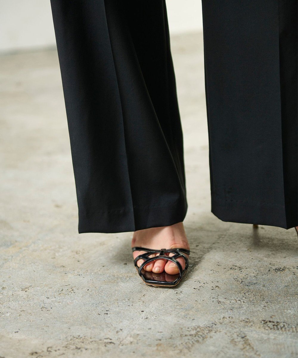 GRACE CONTINENTAL タキシードワイドパンツ 