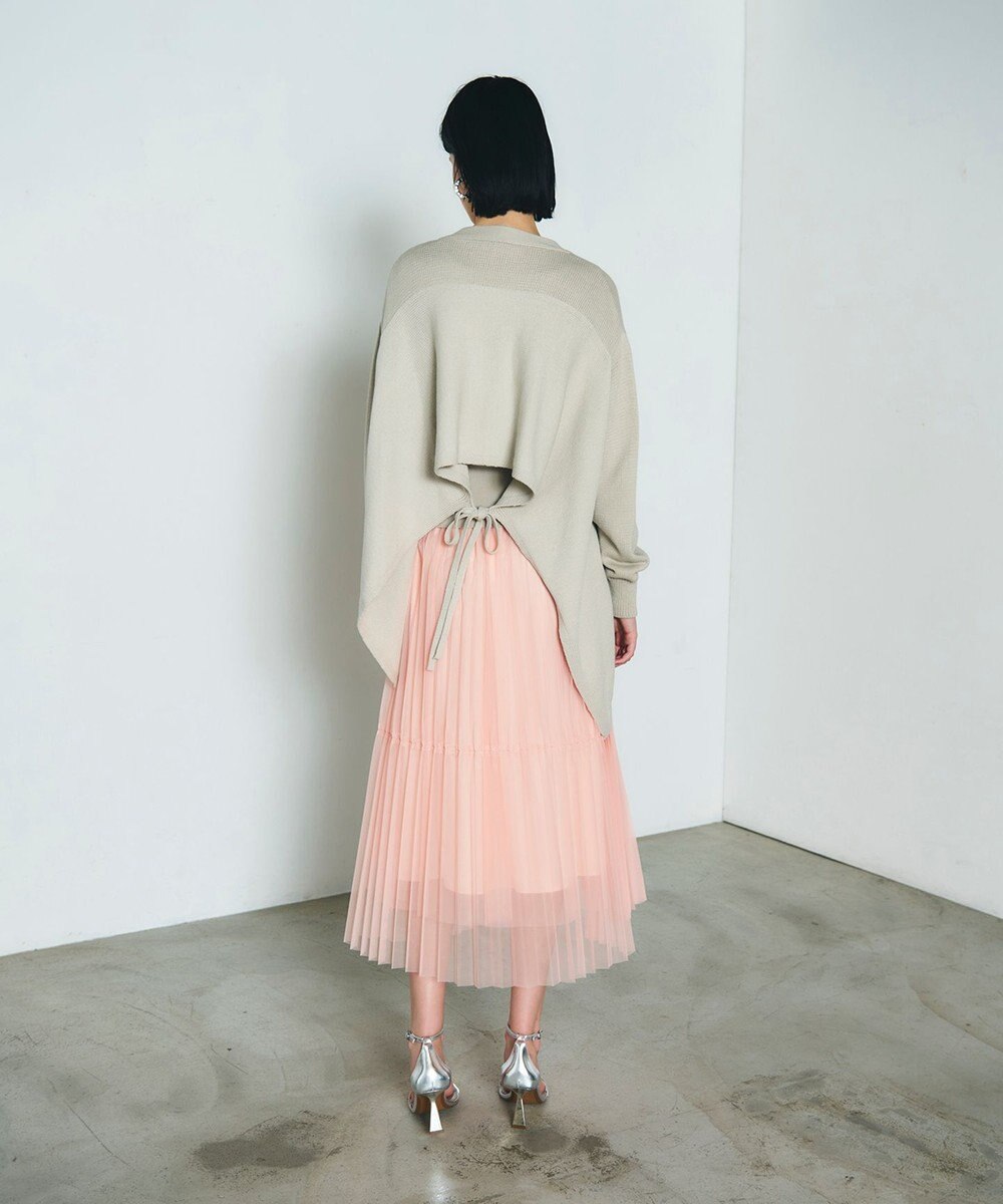 GRACE CONTINENTAL ティアードラップチュールスカート