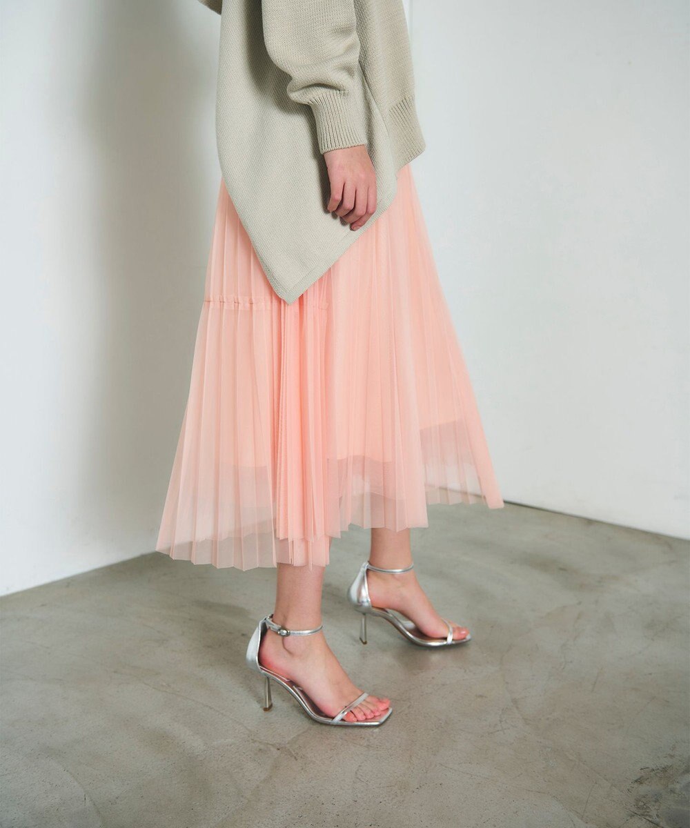 GRACE CONTINENTAL ティアードラップチュールスカート