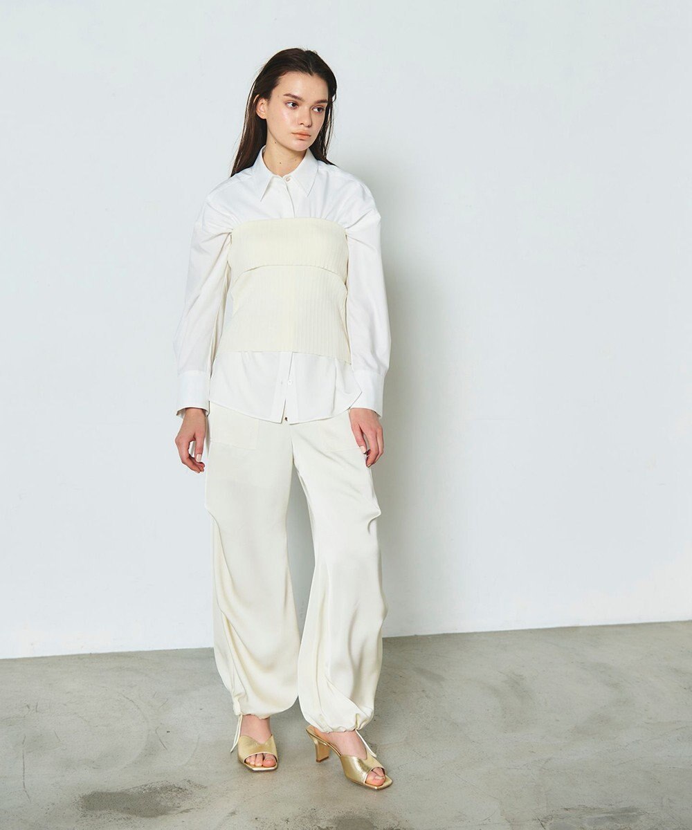 GRACE CONTINENTAL リブベアトップ 