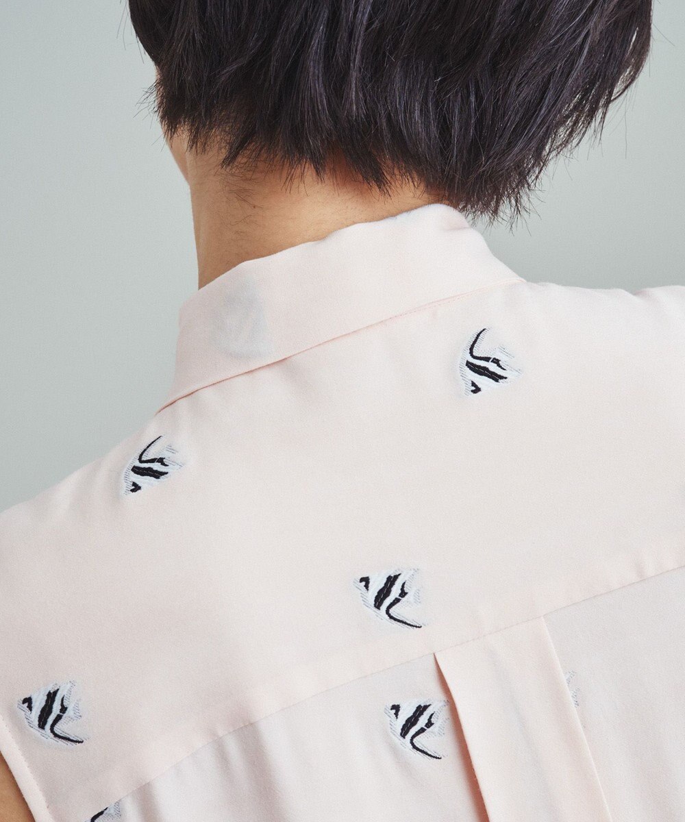 GRACE CONTINENTAL エンゼルフィッシュジャガードワンピース 