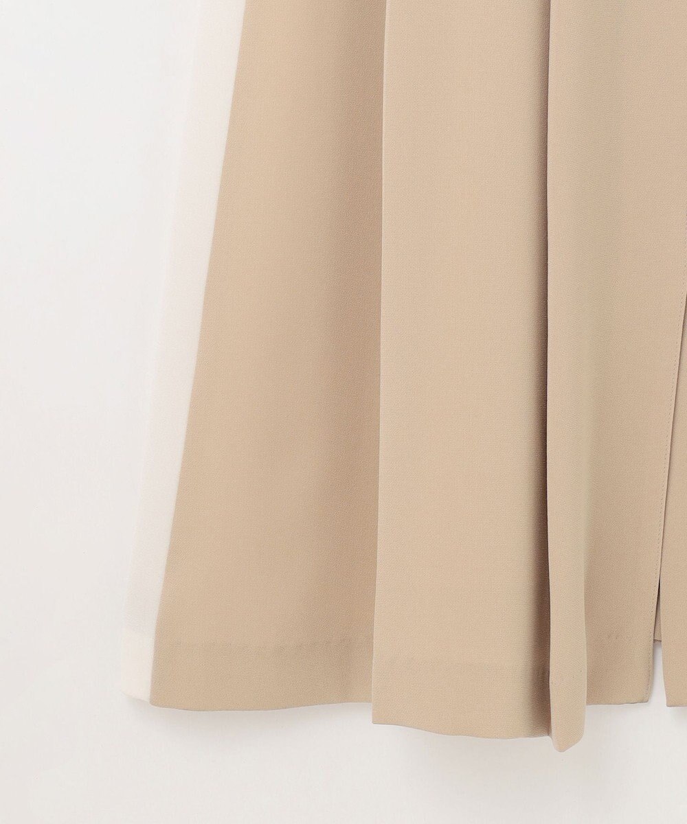 GRACE CONTINENTAL ラインバイカラードレス 