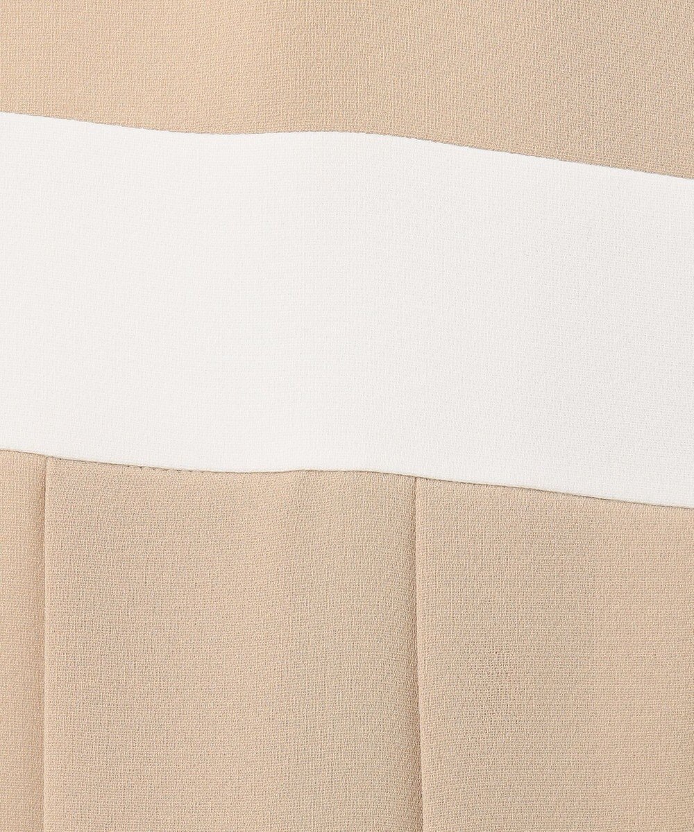 GRACE CONTINENTAL ラインバイカラードレス 