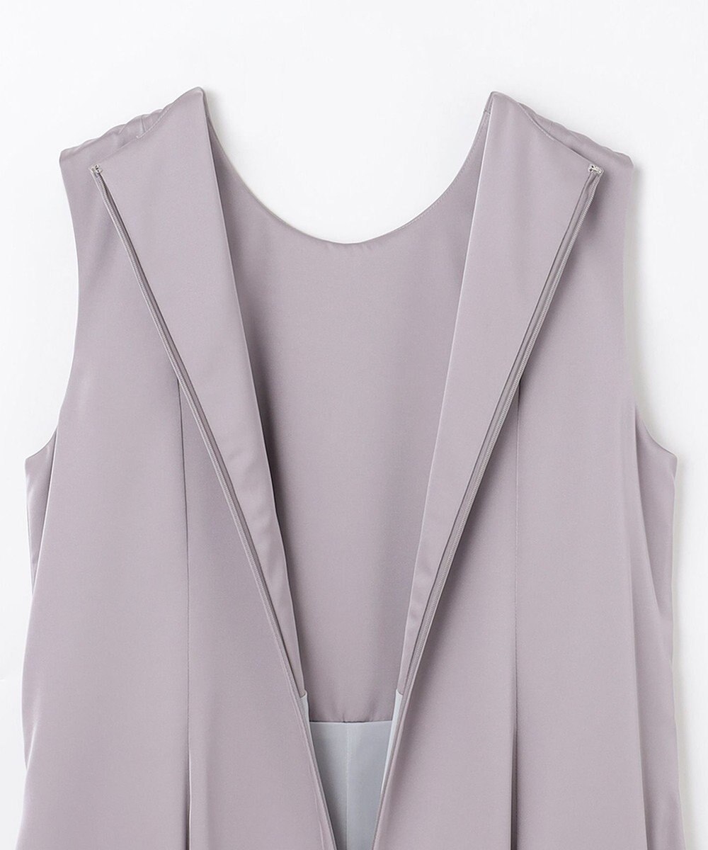 GRACE CONTINENTAL サテンフレアドレスパンツ