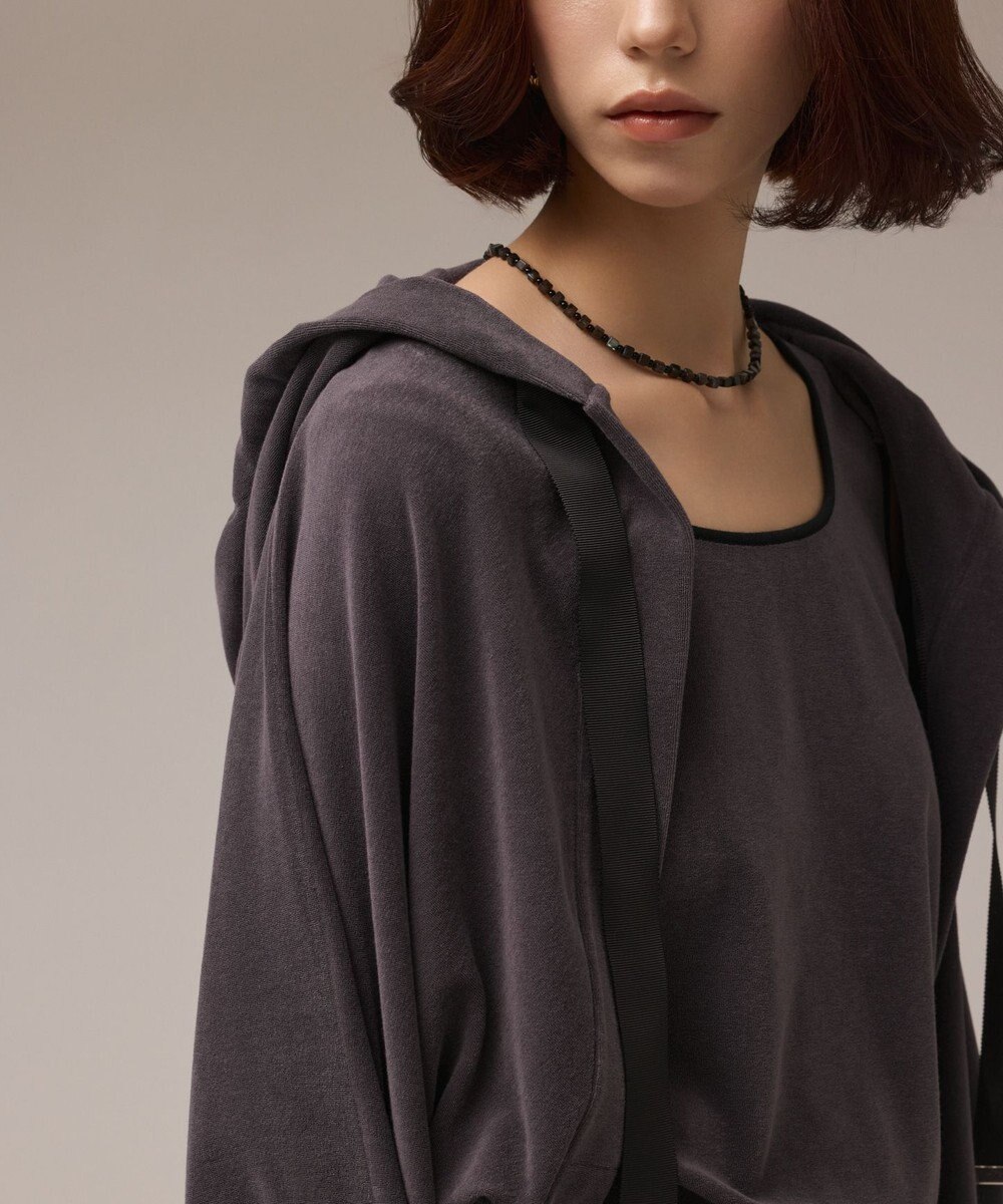 GRACE CONTINENTAL ルーズパーカーsetトップ 